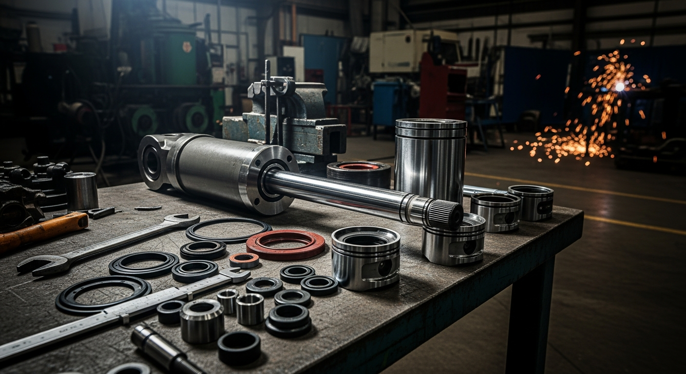 Hydraulic Cylinder Repair Workshop