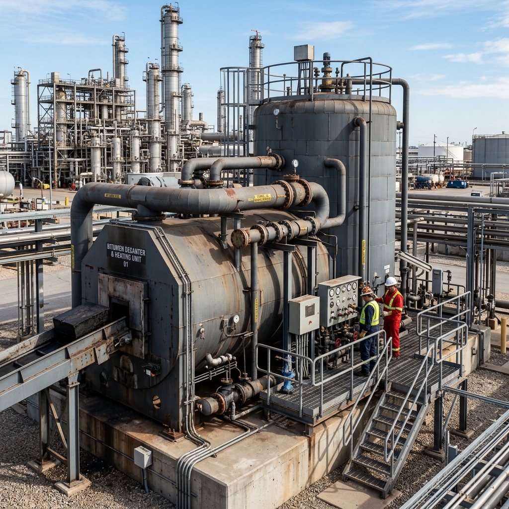 Bitumen Decanter & Heating Tank