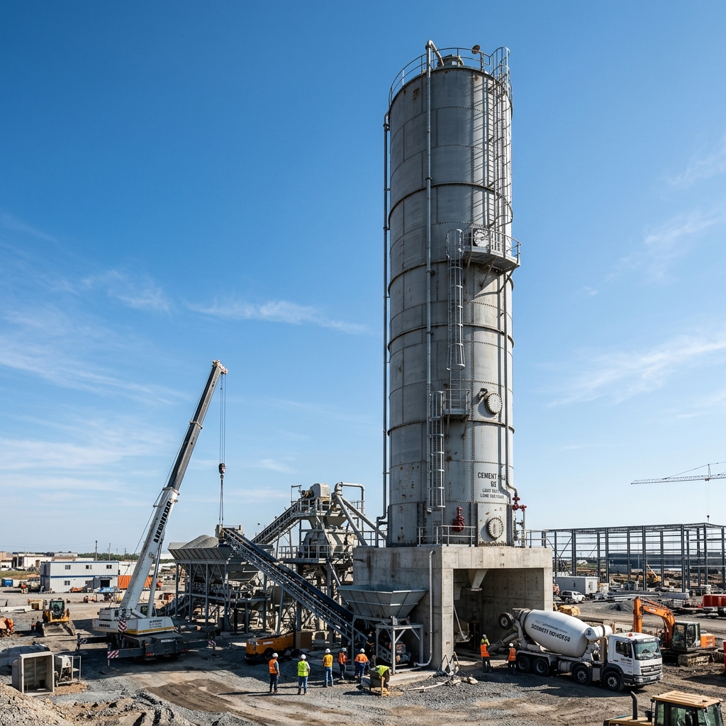 Bolted Cement Storage Silo (100-Ton)