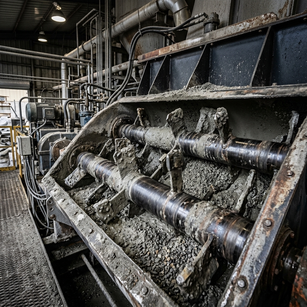 Twin-Shaft Concrete Mixer (Pugmill)