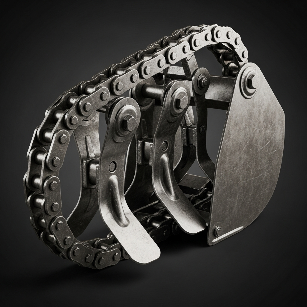 Asphalt Paver Conveyor & Drag Slat Chain